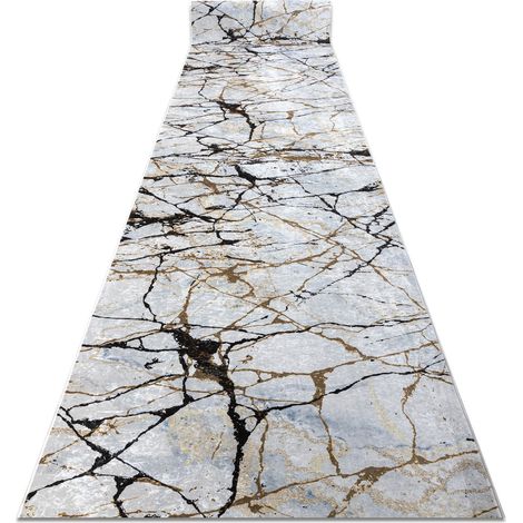 Läufer Antirutsch LOTUS MARBLE 21136 Beige ZUM WASCHEN 80cm beige 80x250 cm