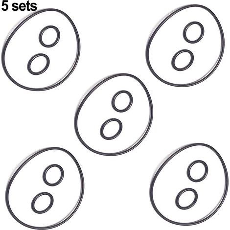 O-Ring - Compatible Avec Vannes Hayward PSV2S PSV2S2 PSV3S PSV3S2 PSV3SM - Diamètre Grand 82,6 mm Petit 22,2 mm - Lot de 10 Pièces Grandes et 20 Petites (1/4)
