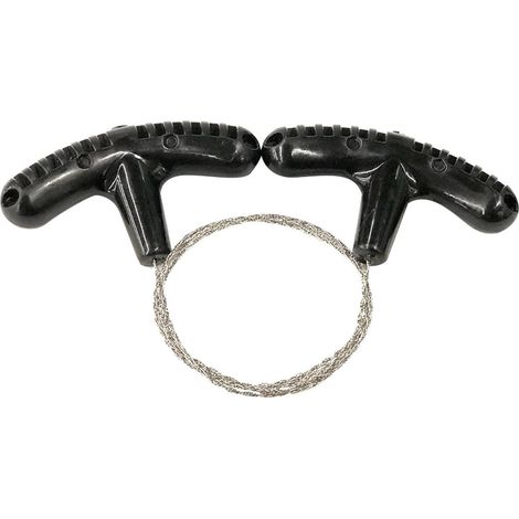 Stahlseil-Kettensägen, manuelle Kettensäge, tragbare Säge, Überlebens-Stahlkettensägen, Outdoor-Werkzeugsätze, robust und einfach