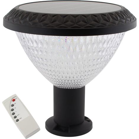 Farola LED Solar VILLA S1 UFO 60W, CCT+RGB, RGB + Blanco dual