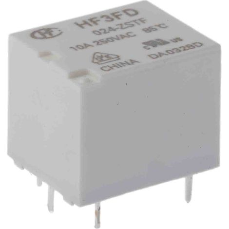 Rs Pro – Relais sans accrochage 1 RT 24V c.c. – Montage sur CI – Courant de commutation 10A – Résistance de bobine 1,6 kO – Puissance 360mW