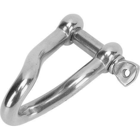 Manille en acier inoxydable 12mm à vis pour bateau, yacht, marine et navigation, haute résistance. (1/5)