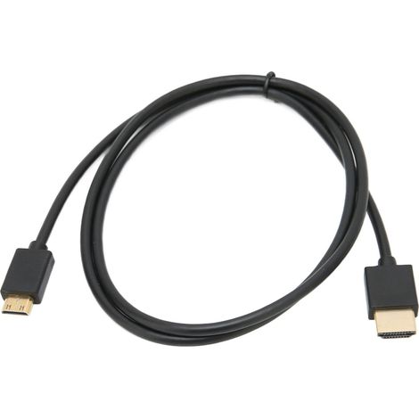 Mini câble HD 4K compatible multi-appareils, résistant à l'abrasion, adaptateur de câble HD portable