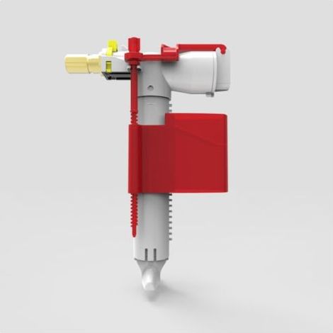 Robinet flotteur de WC suspendu – Vanne de remplissage silencieuse 13 dB – Connexion 3/8" (12x17) – Taux de remplissage rapide 3,6 l/min – Sanit Eisenberg (1/4)