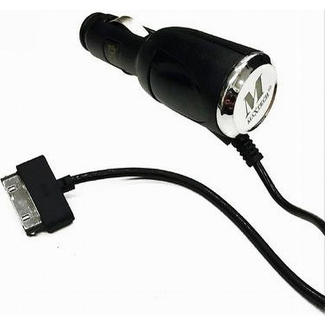 Trade Shop - USB-Autoladegerät Smartphone-Ladegerät IP4 5V-1000MA MAXTECH MA-C007-IP4 - (1/2)
