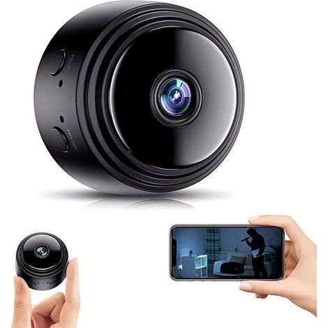 Caméra espion WiFi -HAWUJ- 1080p, détection mouvement, vision nocturne (1/3)