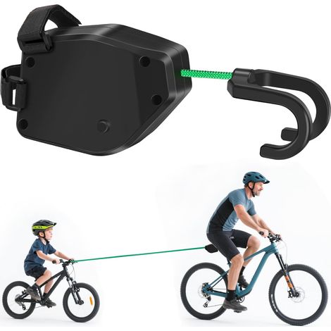 Fahrrad-Zugvorrichtung, 2,5 m langes, einziehbares Zugseil, Zugseil für Kinderfahrräder, geeignet für Mountainbikes und Kinderfahrräder