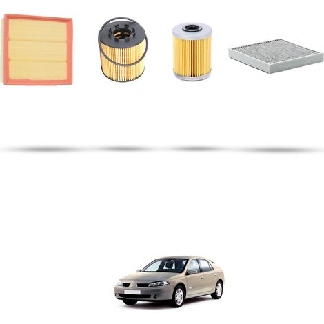Kit tagliando 4 filtri compatibile con Renault Laguna II 2.2 dci 16v 110kw dal 2002 (1/5)