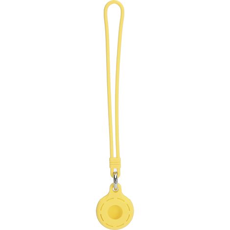 Étui en silicone anti-perte, jaune, pour localisateur Apple - Protection légère et durable (1/5)