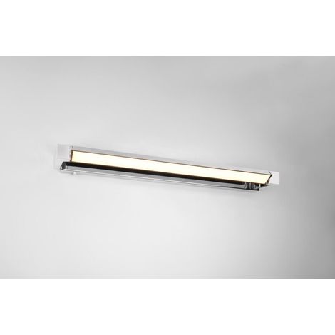 Applique miroir salle bain chrome 80cm LED 15W Trio (1/3)