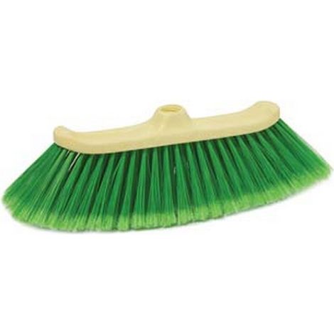 10PZ SCOPA DOMESTICA PAVONE IN PLASTICA - cm.36x10x12h.