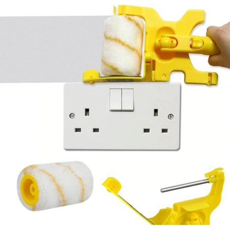 Brosse À Rouleau - Acrylique ABS - Pour Peinture Murale Intérieure Extérieure - 30,5 x 12,7 x 6,4 cm - 1 Pièce (1/5)