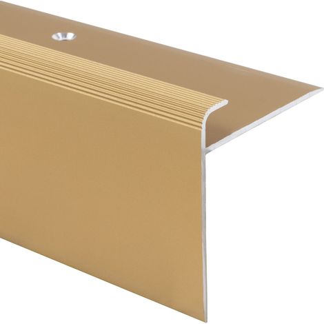 Stufenkantenprofil Safety Form: F Elegant Gold L 134 cm