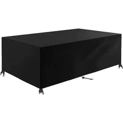Housse Table de Jardin, Housse Salon de Jardin Exterieur 225x110x75cm Bache Table de Jardin Imperméable Couverture de Protection Meubles Housse pour Mobilier de Jardin Rectangulaire (1/5)
