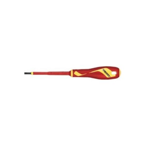 Destornilladores aislados individuales MDV724N                 Tamaño 0.5 x 3.0 mm Varilla Aislada Mango B Long 100 mm