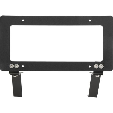 Plaque d'immatriculation avant pour Tesla Model Y 2017-2022, support de montage en alliage d'aluminium noir, cadre de plaque de licence robuste, fixation avant pour véhicule électrique, accessoire aut (1/5)
