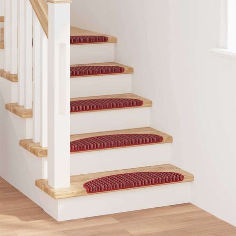Selbstklebende Treppenschoner 15 pcs Rot 65 x 21 x 4 cm