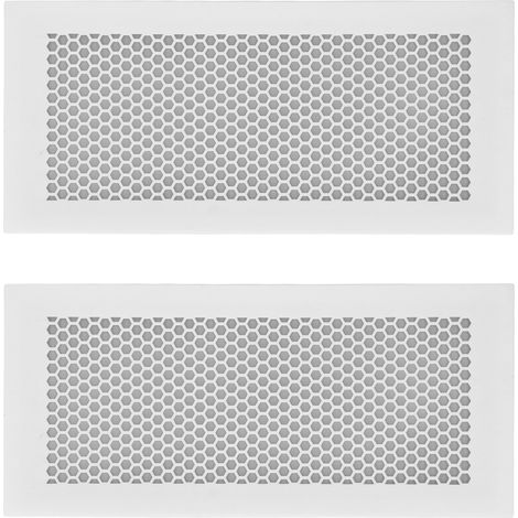 2 pièces cache-bouche de ventilation sécurisé pour bébé, protection en silicone blanc pour sol domestique (1/5)