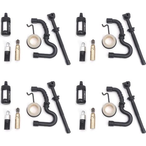 4X pompe à huile Worm Gear Fuel filtre à huile ligne tuyau kit pour Stihl MS 180 170 MS180 MS170 018 017 tronçonneuse (1/5)