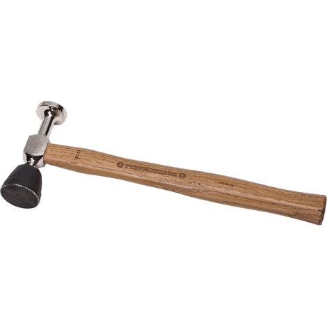 MARTEAU À FORCE ROTATRICE – Manche Hickory – Longueur 28 cm – 300 g – Outil de carrosserie à frappe rotative pour modelage et redressage