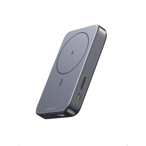 10000mAh Mini Powerbank Wireless 20W with MagSafe grey