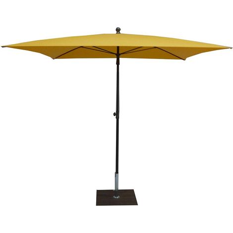 Ombrellone da Giardino 200x200 cm Palo Ø27 mm in Acciaio Maffei Kronos Giallo (1/4)