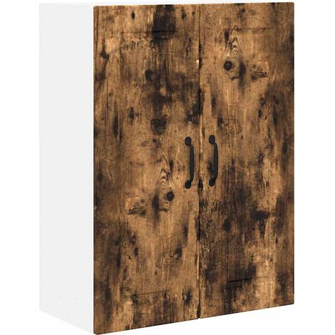 Meuble mural de cuisine，Armoire de cuisine avec étagère Chêne fumé 60 x 31 x 80 cm CFW66152 (1/5)
