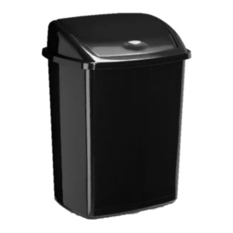Cep 3019920919498 Cubo de reciclaje negro 50 litros