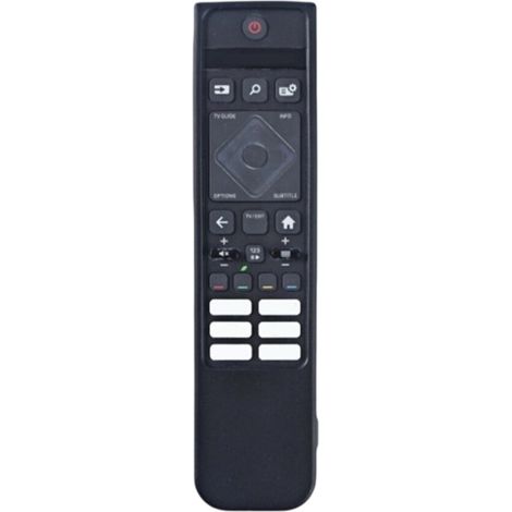 Funda flexible para mando a distancia de TV, acabado brillante en negro. (1/3)