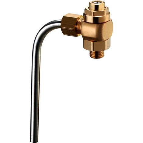 OVENTROP Probenahmeventil Aquastrom P DN 10, PN 10, beflammbar, Rotguss/Edelstahl, G 3/8, 4209103