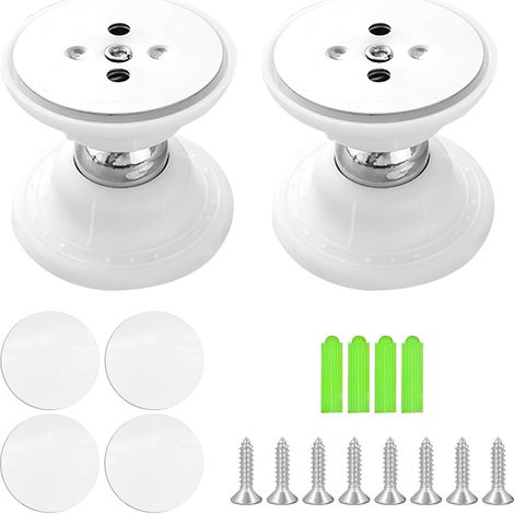 Lot de 2 Loqueteaux Magnétiques pour Porte de Camping-Car, Butée de Porte Magnétique pour Caravane, Bateaux et Compartiments (1/5)