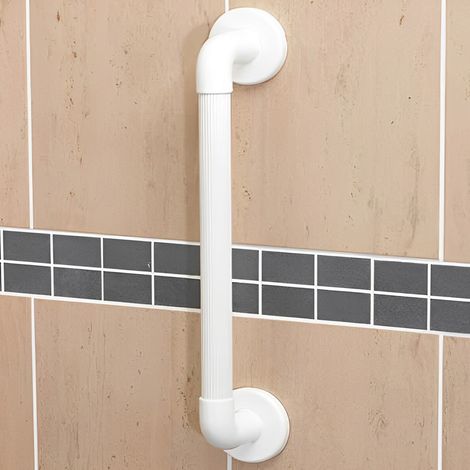 AKW 1900 Series Straight Grab Rail 305mm Length White