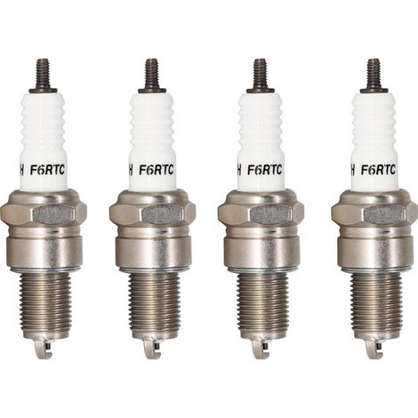 Lot de 4 bornes de bougie d'allumage de rechange pour moteurs BPR6ES, 7995/WR6DC, 7900/WR7DC, RN9YC, RN10YC, RN11YC, 3047/W20EPR-U/VW20, MTD 951-10292, 751-10292, torche 131-039 (1/5)