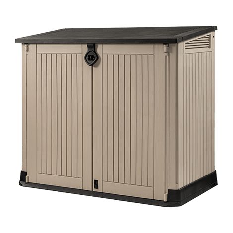 Caja de herramientas STORE IT OUT resina Beige-Marrón 132x71,5xh.113,5 cm (1/5)