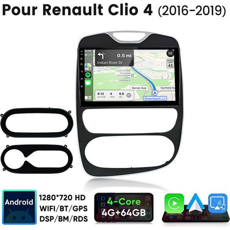 10 pouces Carplay Autoradio pour Renault Clio 4 (2016-2019) Android 64GB JUNSUN (1/5)