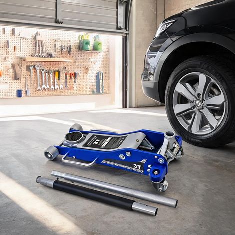 Cric rouleur hydraulique 3 tonnes pour SUV avec selle en acier (1/5)