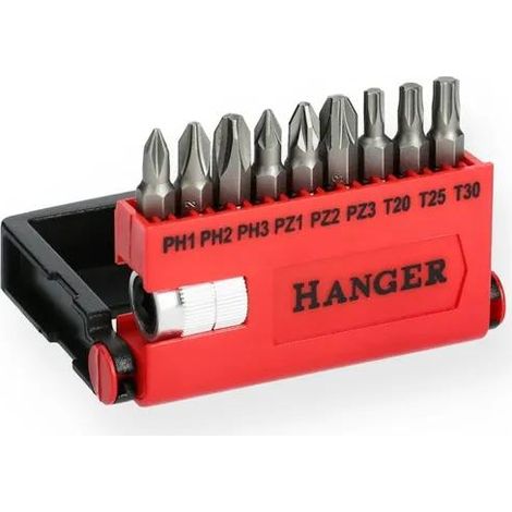 Hanger Estuche de puntas de atornillar compacto y práctico