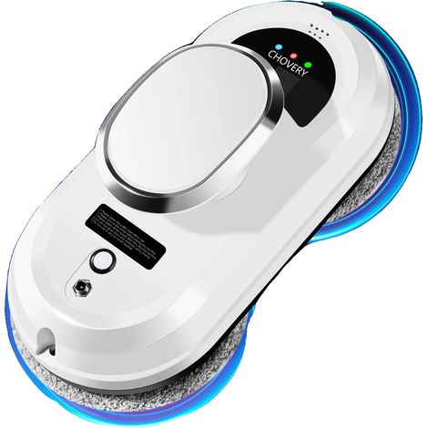 Robot de Nettoyage de Fenêtres, Fonctionnement par Télécommande, Design Énergétiquement Efficace, BLANC, UE, Oui (1/2)