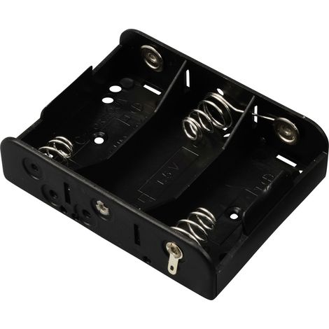 TRU COMPONENTS TC-13220496 Batteriehalter 3x Baby (C) Lötanschluss (L x B x H) 60 x 80 x 22 mm