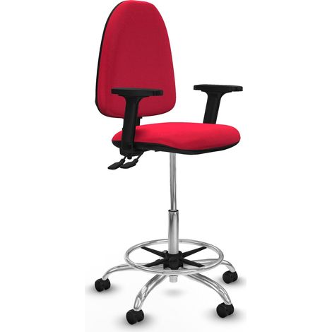 Piqueras y Crespo Aýna Ergonomischer Hocker Rot