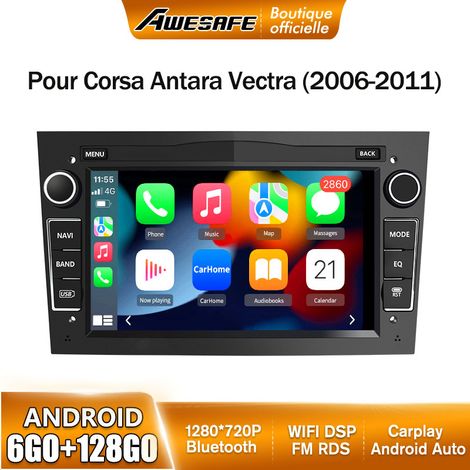 AWESAFE 4G Autoradio Android 13 6Go+128Go pour Opel Corsa Vivaro Antara Zafira Astra Meriva 7 '' Écran Tactile Carplay Android Auto (1/5)