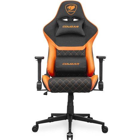Cougar Armor One V2 F sillón gaming negro y naranja