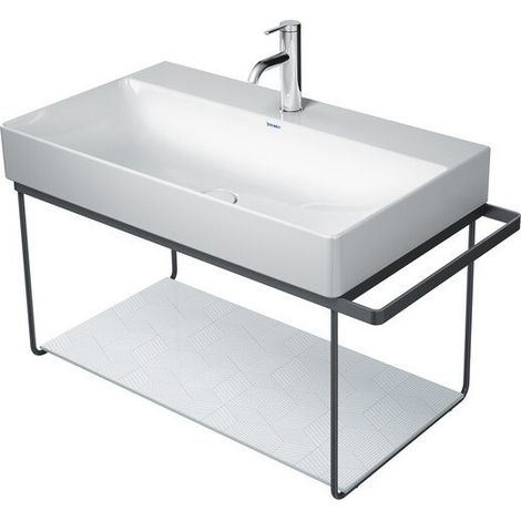 Support métallique DURASQUARE pour lave-mains f WT 235380 chromé