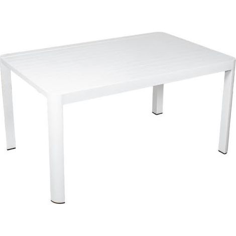 Table Extensible d'extérieur en Aluminium Blanc 75 x 149 x 149 cm (1/5)