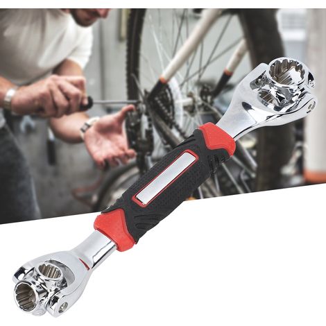 48-in-1 Universal-Schraubenschlüssel, 360° drehbar, doppelseitiger Steckschlüssel, Werkzeug für Kfz- und Heimwerkerreparaturen (1/5)