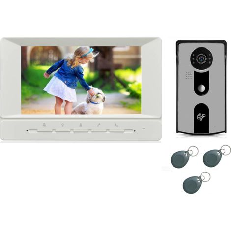 Visiophone couleur avec lecteur de badges (1/3)