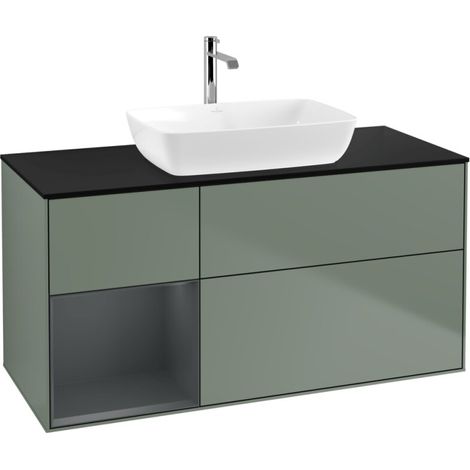 Villeroy & Boch F822HGGM Meuble sous-lavabo Finion F82 (1/2)