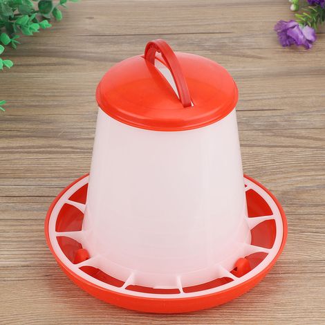 5pcs seau automatique 1,5kg pour alimentation et abreuvoir volaille poule oiseaux (1/4)
