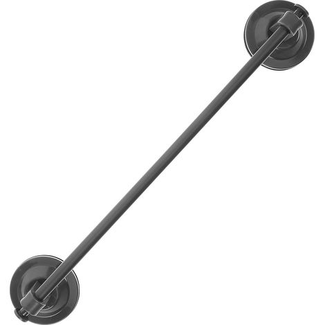 Modern and elegant design towel bar in self-adhesive aluminum alloy, no drilling required, firm and stable hold, for bathroom and kitchen (1/5)