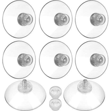 ventouses transparentes pour la fixation sur les fenêtres, les salles de bain, les murs et les pare-soleil de voiture. (1/5)